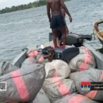 Marine Police Intercept Canoe Loaded With 2,030 Slabs of Suspected Cannabis at Ada
