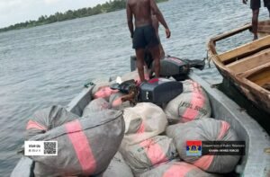 Marine Police Intercept Canoe Loaded With 2,030 Slabs of Suspected Cannabis at Ada