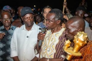 Osagyefo Roundabout Unveiled at Krisan, Ellembelle to Honour Dr. Kwame Nkrumah