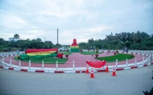 Osagyefo Roundabout Unveiled at Krisan, Ellembelle to Honour Dr. Kwame Nkrumah