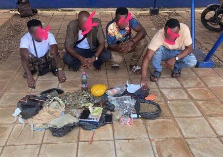 Five Suspects Arrested, In Connection With Drug Use And Other Criminal Activities Tamale Aboabo.