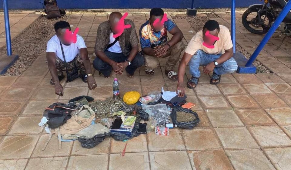 Five Suspects Arrested, In Connection With Drug Use And Other Criminal Activities Tamale Aboabo.