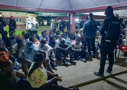 Police Arrest 64 Suspects And Recover Firearms In Achimota Operation