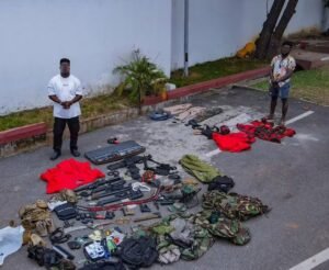 Police Arrest 64 Suspects And Recover Firearms In Achimota Operation