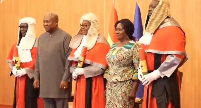 Mahama Swears In Three New Supreme Court Justices
