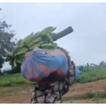 ‘I Am a Thief’ – Man Accused of Stealing Plantains and Cassava Paraded Through Town In The Eastern Region