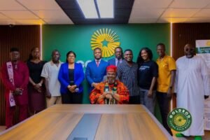 Pete Edochie Pays Courtesy Call On GoldBod CEO Sammy Gyamfi During Ghana Legacy Project Visit
